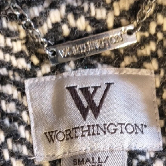 Worthington Herringbone Trench Coat - Picture 5 of 5